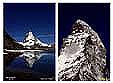 �X�͌�Riffelsee�ɉf��Matterhorn & Matterhorn Hoernli��